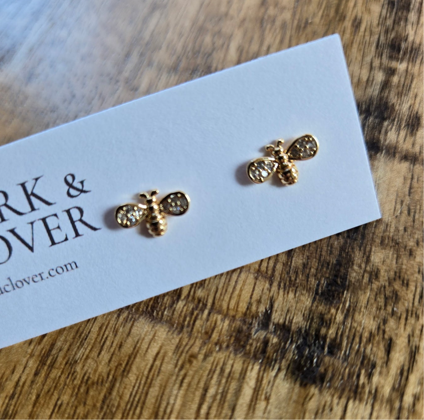 The “Glitter Bee” Studs